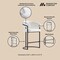 Manhattan Comfort Augusta Counter Stool in White, 2PK 2-CS018-WH - alternate 2